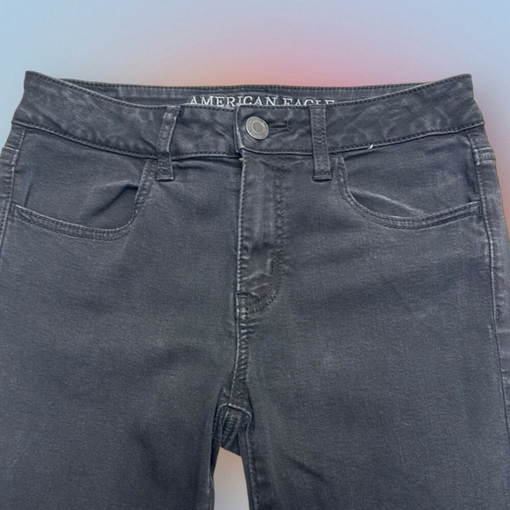 AMERICAN EAGLE Women’s 6 Black SUPER STRETCH HI-RISE JEGGING Jeans